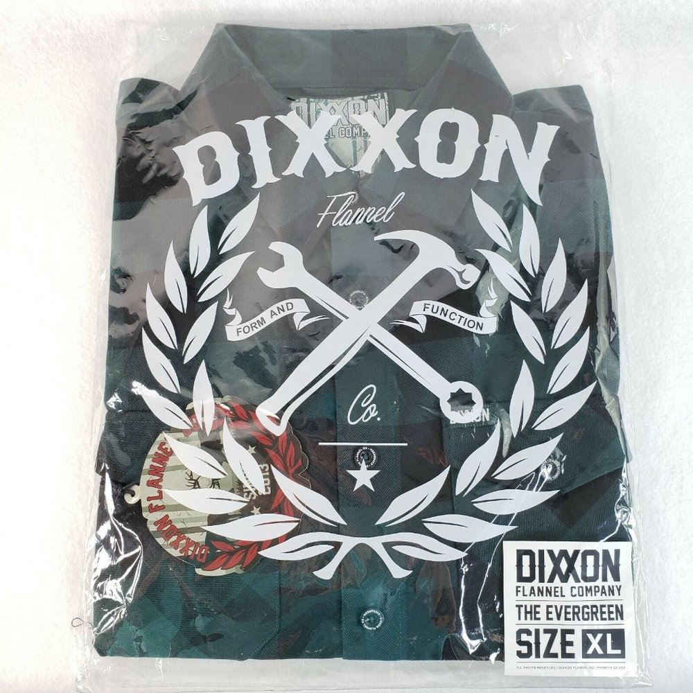 Dixxon Flannel Co Mens The Evergreen Size XL